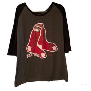 Red Sox Baseball T Shirt Plus Size 1X